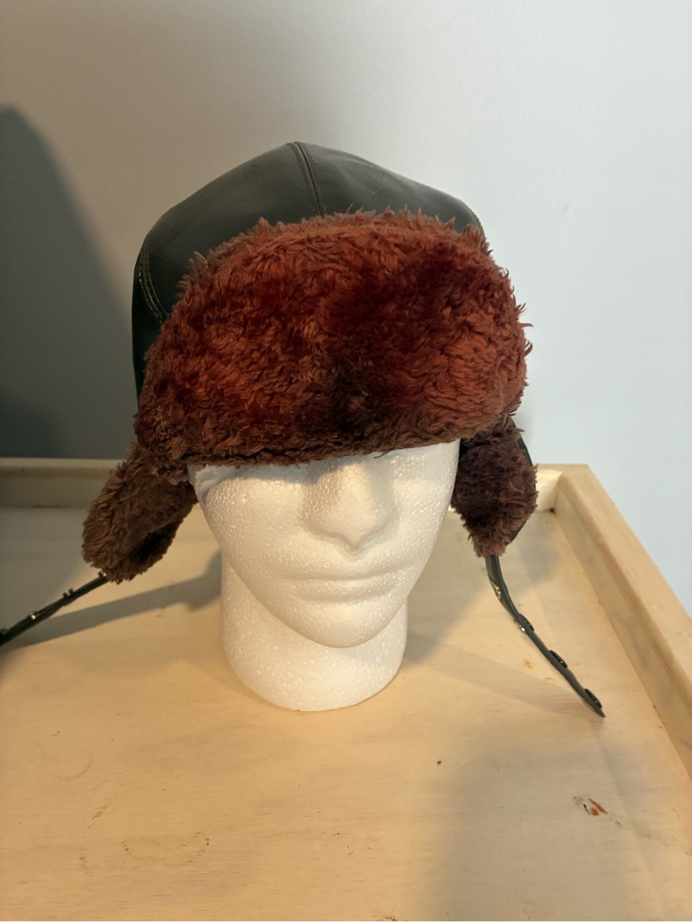 Men's Faux Fur Trapper Hat - Brown